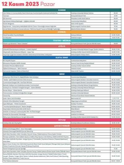 Antalya Kültür Yolu Festivali